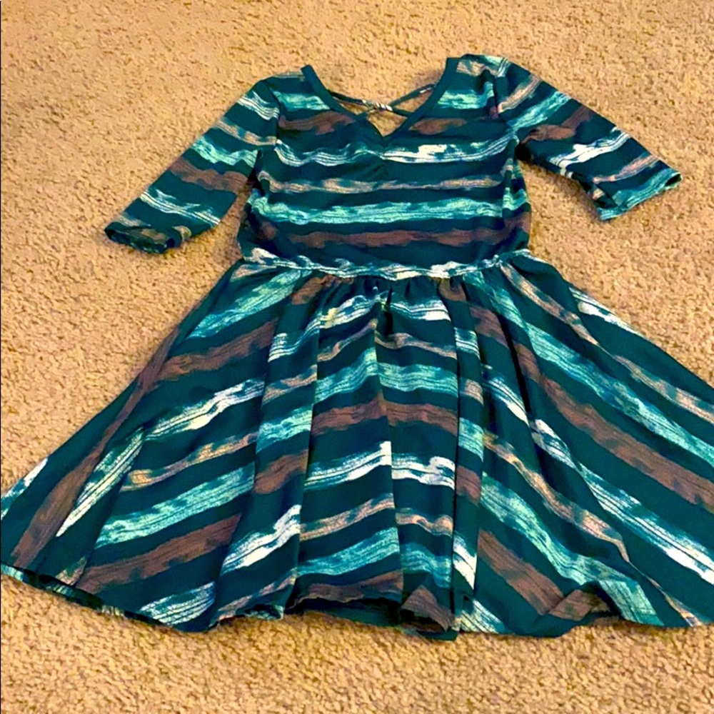 3/4 sleeves dress